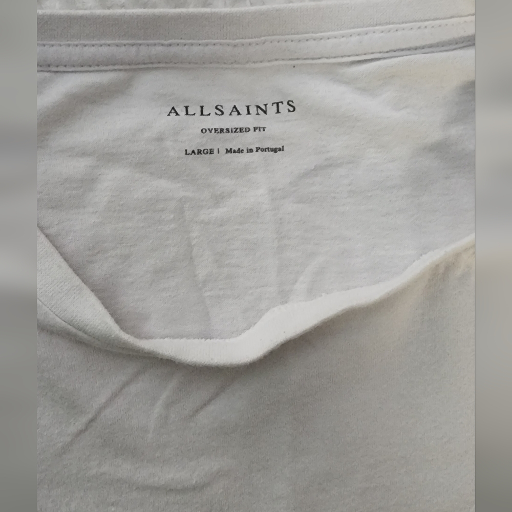 Allsaints "cheetah" white T shirt